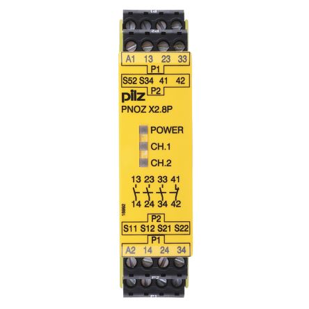 Rele de Seguridad MCA PILZ MOD 777302 PNOZ X2.8P
